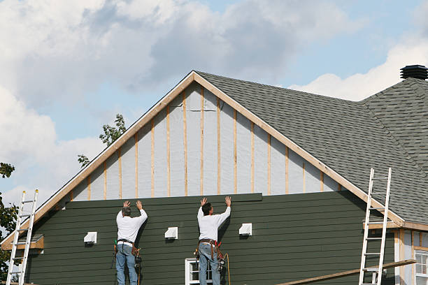 Professional Siding Repair technician working in Hebron, MD